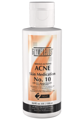 Skin Medication No. 10 - Лечение акне и постакне с 10% перекисью бензоила, 118мл